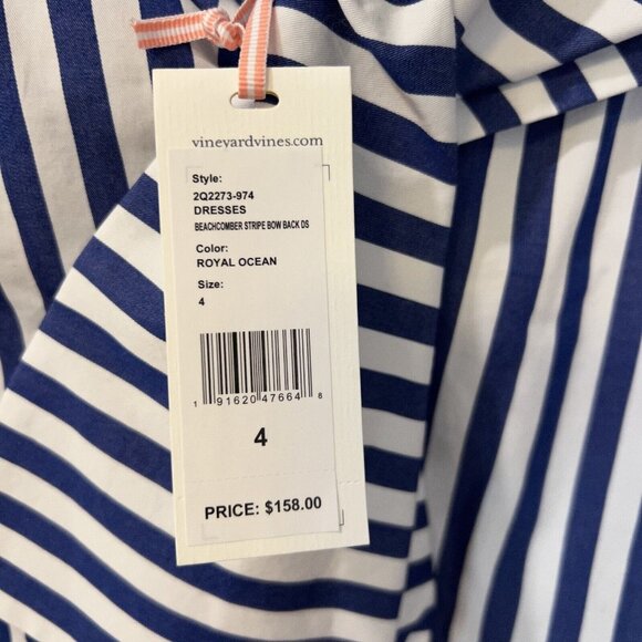 Vineyard Vines Blue and White Striped Dress - Picture 8 of 10
